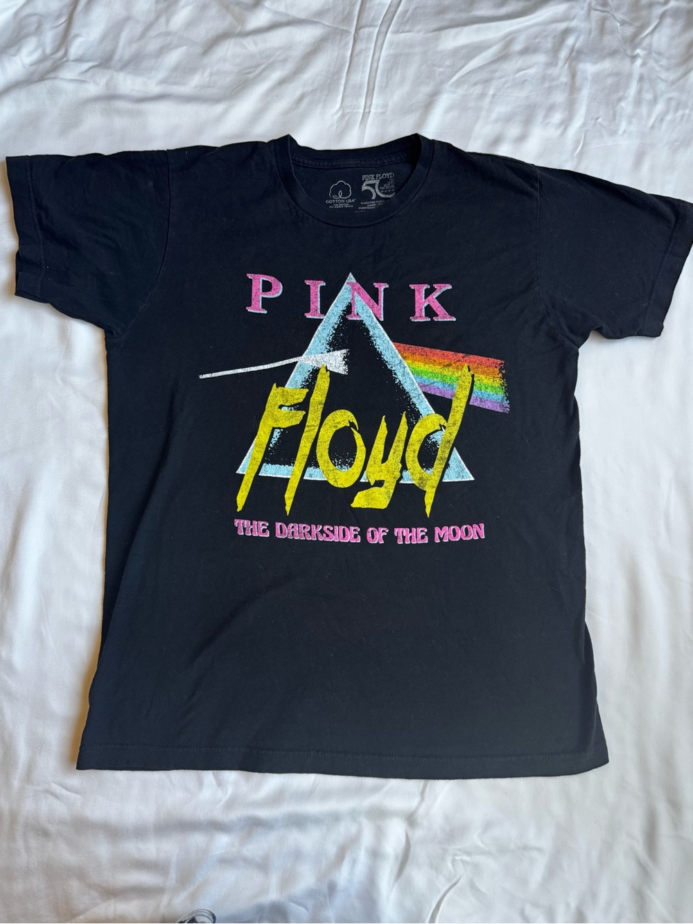 Pink Floyd Dark Side of the Moon Black Tshirt T-Shirt size Medium unisex/ men’s